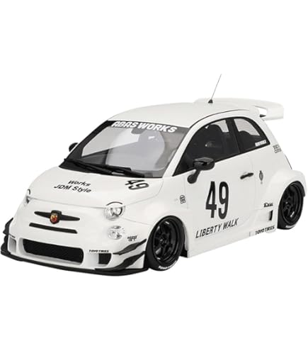 Amazon | TOP SPEED 1/18 アバルト 595 ガーラ ホワイト 完成品